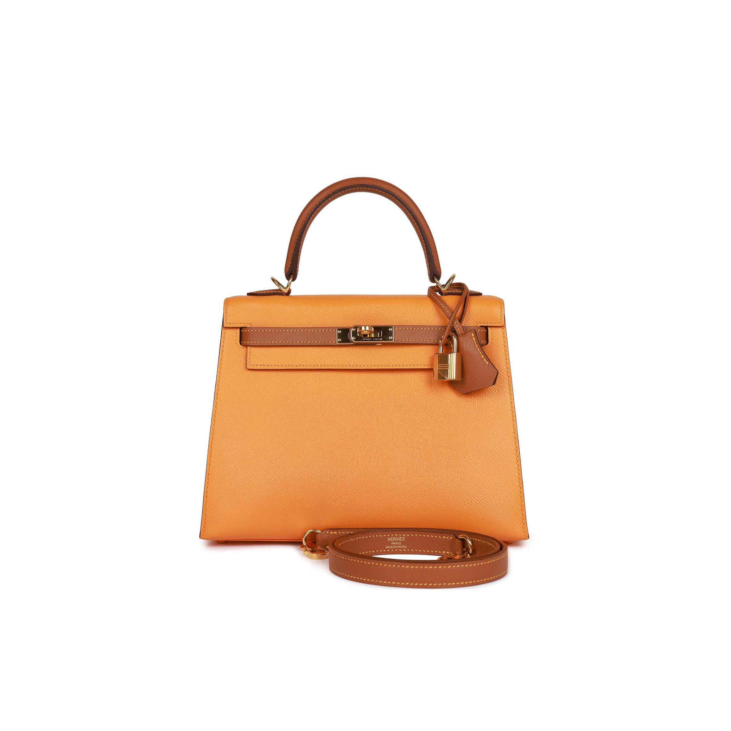 H**me5 kelly 25 epsom gold hardware (25*17*7cm)